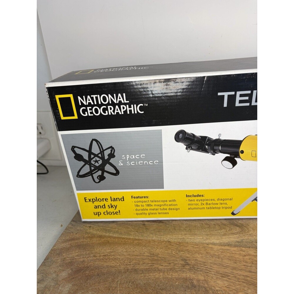 Telescope National Geographic Explorer 20mm Provides 18x To 180x Magnification - Picture 2 of 7
